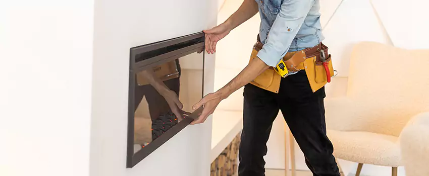 Metal Fireplace Installation in Pinole, California