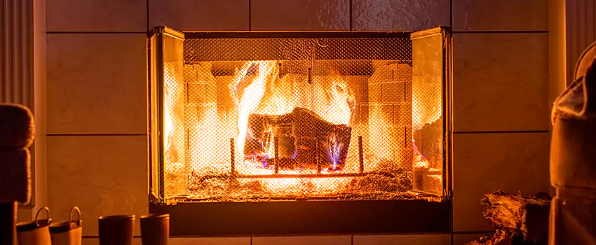 Mendota Hearth Landscape Fireplace Installation in Pinole, California