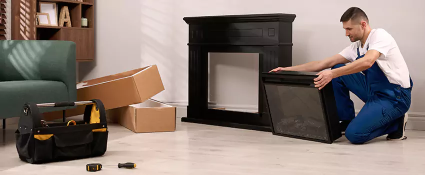 Old Rusted Metal Fireplace Repair And Replacement in Pinole, CA